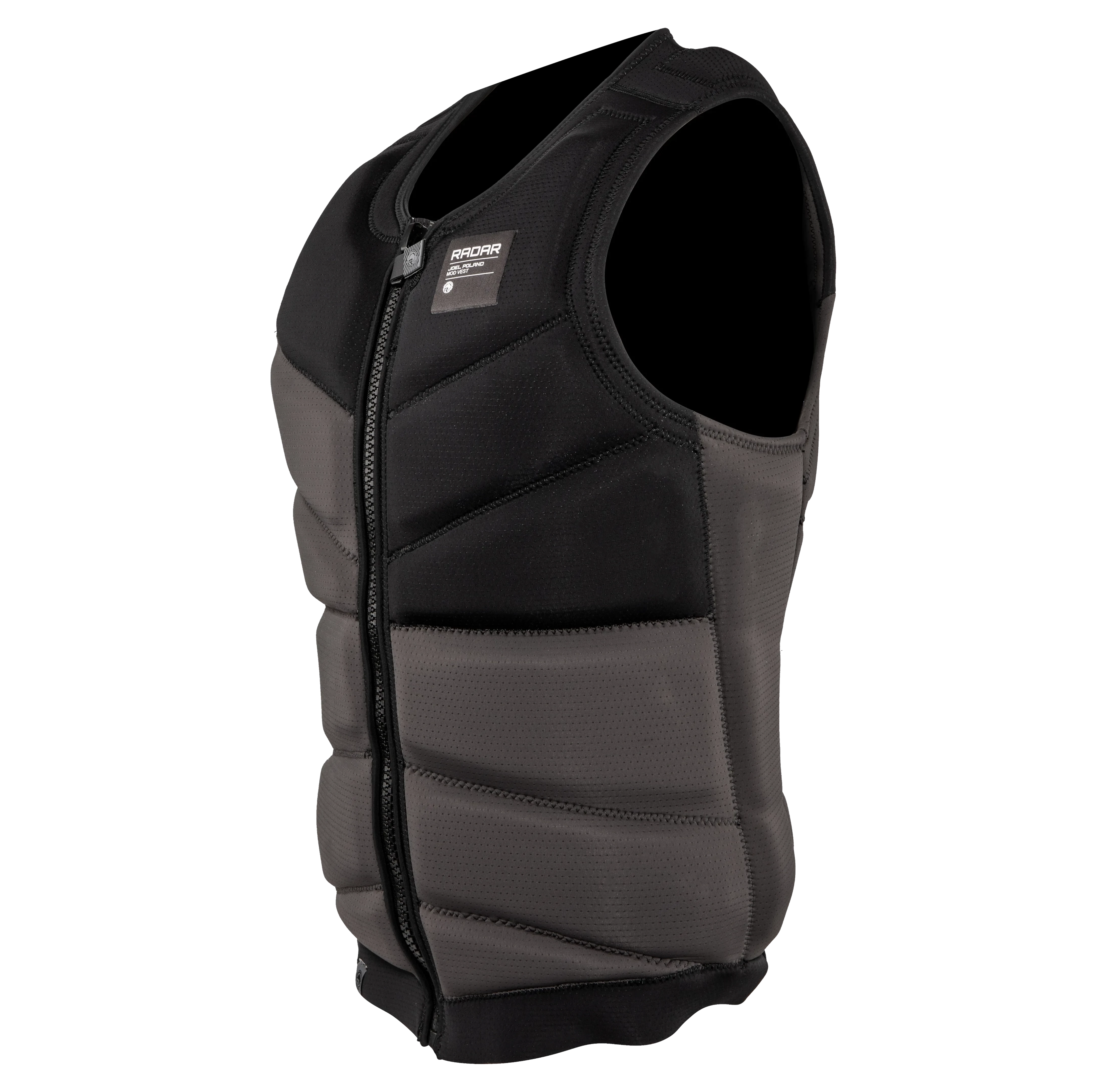 RADAR-LIFE-JACKET-JP-MOD-BLACK-IMPACT-2027-SPINNING-FRONT-LEFT