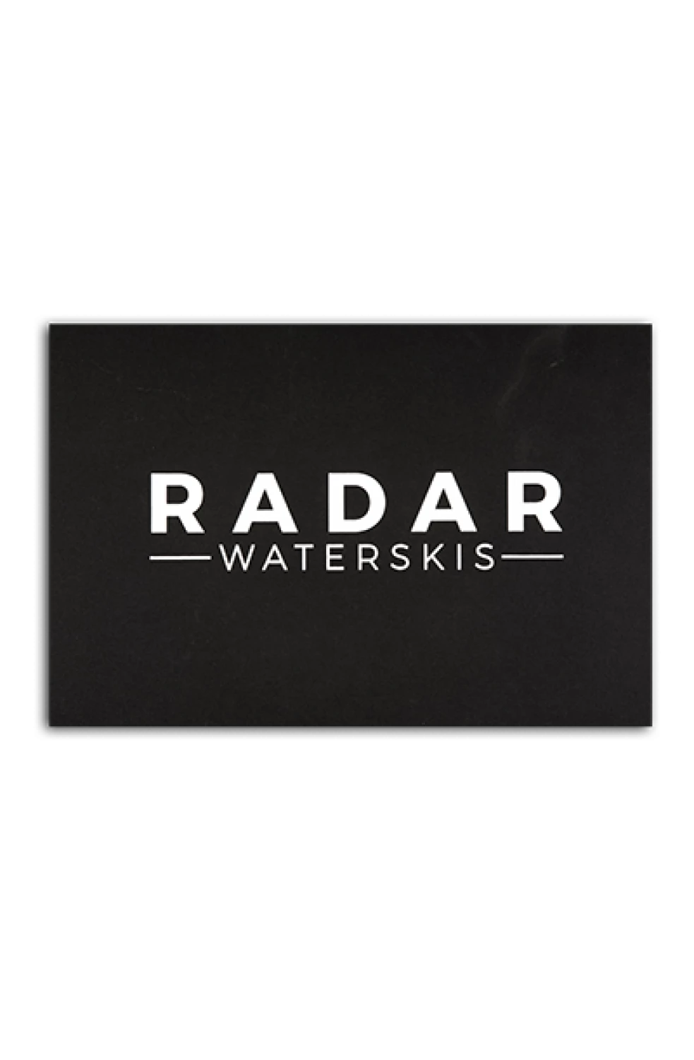 2020 Radar Die Cut Sticker - Black