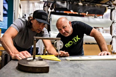 Jason and Rossi at Ski Table 2