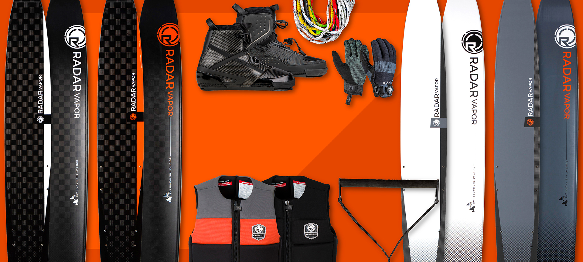 Vapor Radar Skis, Handcrafted Quality Waterskis