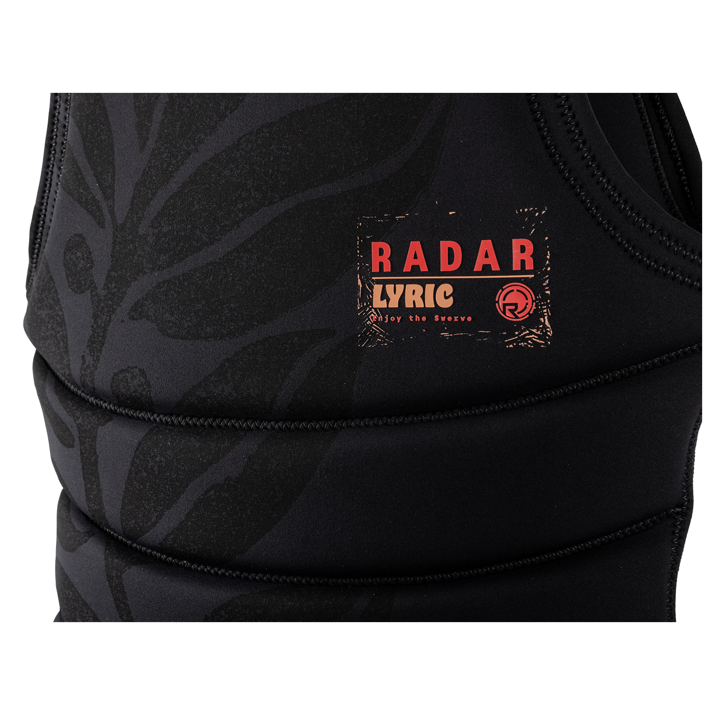 Radar Lyric Women's Impact Vest - Black/Floral Fade Water Sports Protection