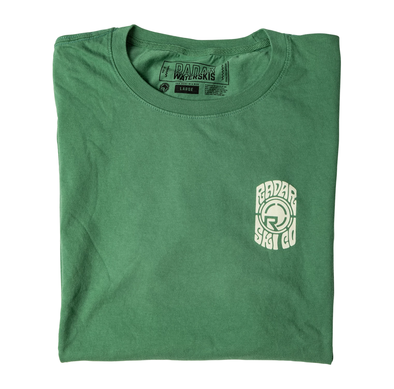 RADAR APPAREL 2026 RADAR JUST GO SKI TEE FOLDED