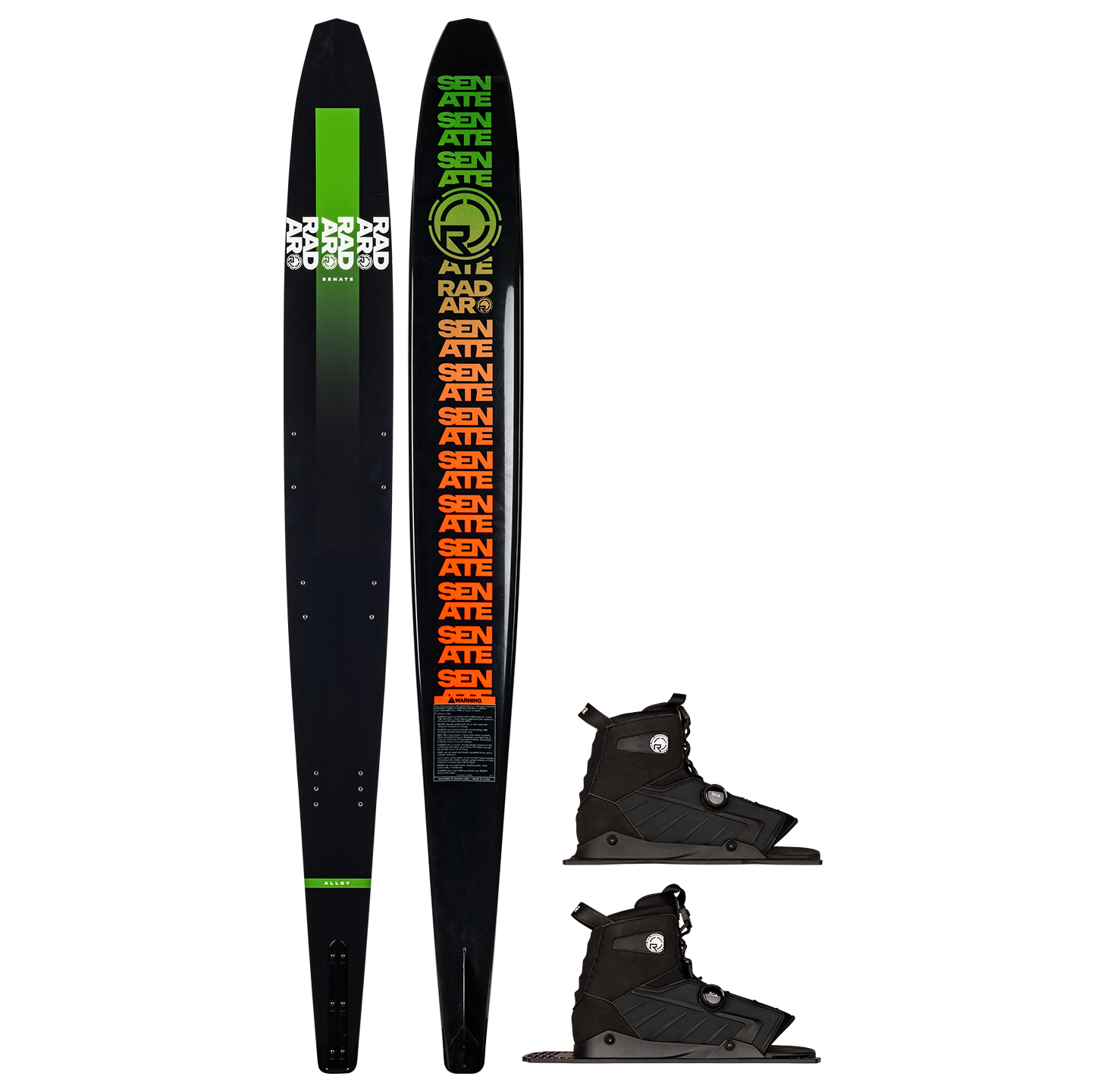 Alloy Senate w/ Double Vector Boa | Radar Skis, Handcrafted