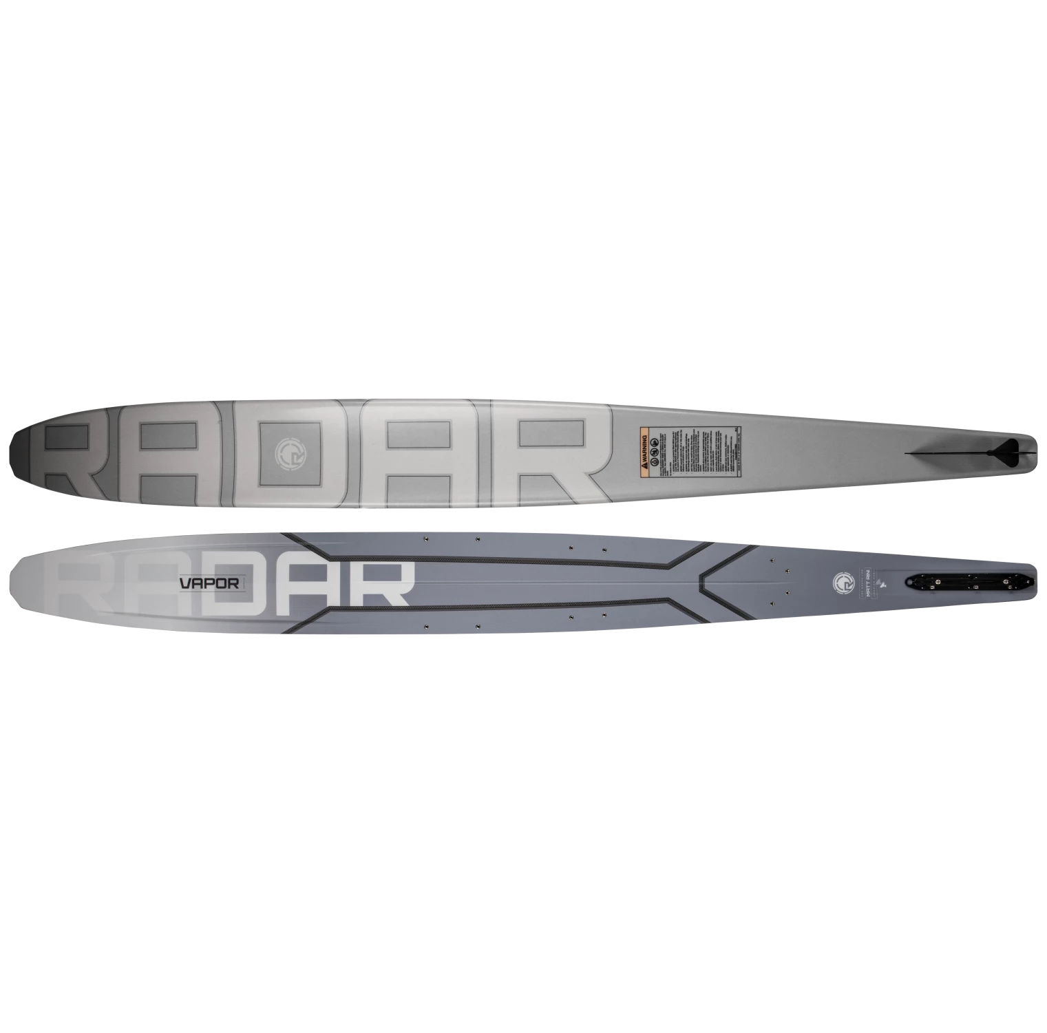 RADAR SKIS VAPOR GRAPHITE - 2027 - BOTH HORIZONTAL