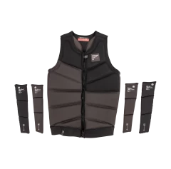 RADAR-LIFE-JACKET-JP-MOD-BLACK-IMPACT-2027-FRONT-LAYFLAT